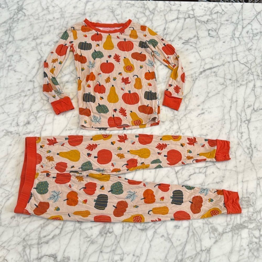 Little Sleepies Autumn Harvest 2 Piece Pajama Set 3T